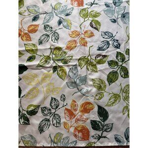 Food Network | Multi Color Leaf Tablecloth | 80x60” Rectangle